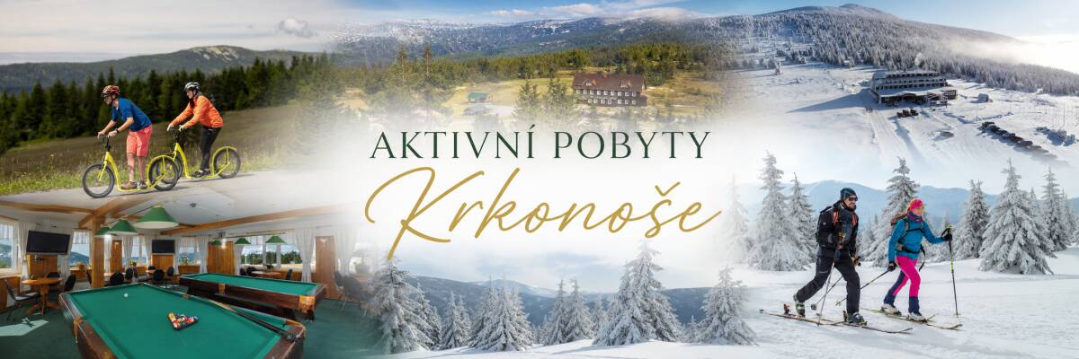 Aktivní pobyt uprostřed Krkonoš